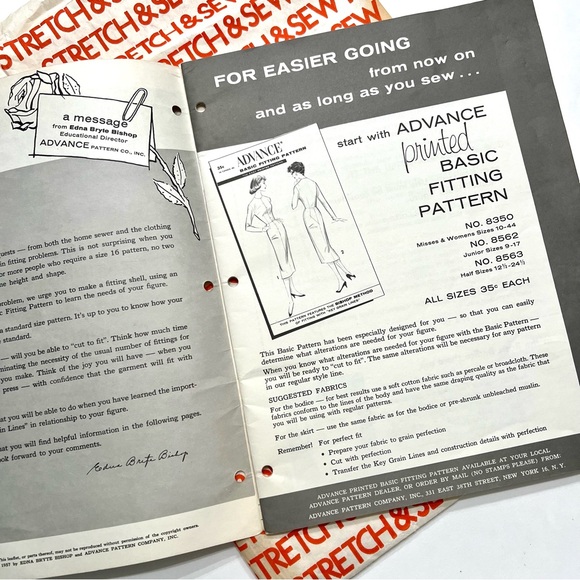 Vintage early 1960’s sewing booklets with great pics & info, great for framing! - Picture 2 of 12